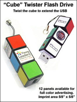 Rubik Style Twister Flash Drive